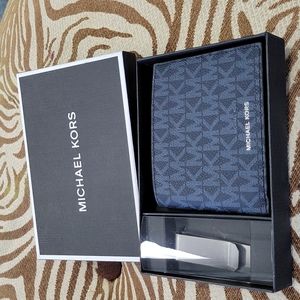 Michael kors men's wallet and money clip new with tags